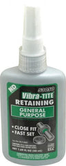 Vibra-Tite - 50 mL Bottle, Green, High Strength Liquid Retaining Compound - Series 530, 24 hr Full Cure Time - Exact Tooling
