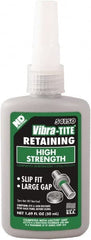 Vibra-Tite - 50 mL Bottle, Green, High Strength Liquid Retaining Compound - Series 541, 24 hr Full Cure Time, Heat Removal - Exact Tooling