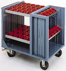 LISTA - 70 Tool Capacity, 40 Taper Size CNC Tool Cart - Exact Tooling