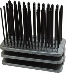 Value Collection - 60 Piece, Transfer Punch Set - Round Shank - Exact Tooling