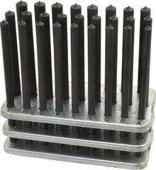 Value Collection - 26 Piece, Transfer Punch Set - Round Shank - Exact Tooling
