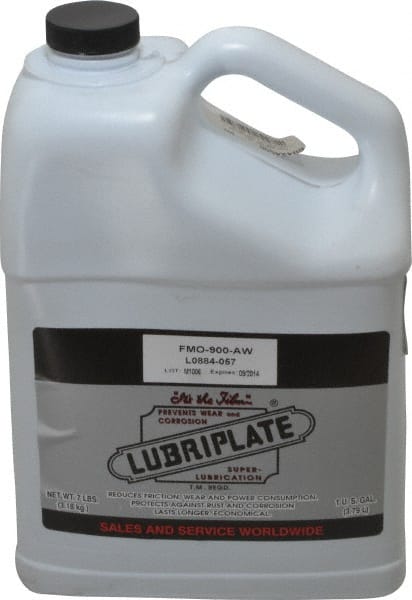 Lubriplate - 1 Gal Bottle Mineral Multi-Purpose Oil - SAE 40, ISO 150, 16 cSt at 100°C & 164 cSt at 40°C, Food Grade - Exact Tooling