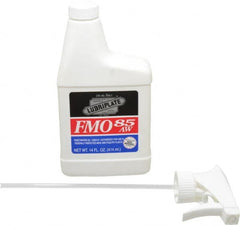 Lubriplate - 14 oz Bottle Mineral Multi-Purpose Oil - SAE 5W, ISO 22, 21 cSt at 40°C & 4 cSt at 100°C, Food Grade - Exact Tooling
