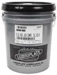 Lubriplate - 5 Gal Pail, ISO 32, SAE 10, Air Compressor Oil - 137 Viscosity (SUS) at 100°F, 43 Viscosity (SUS) at 210°F, Series AC-0 - Exact Tooling