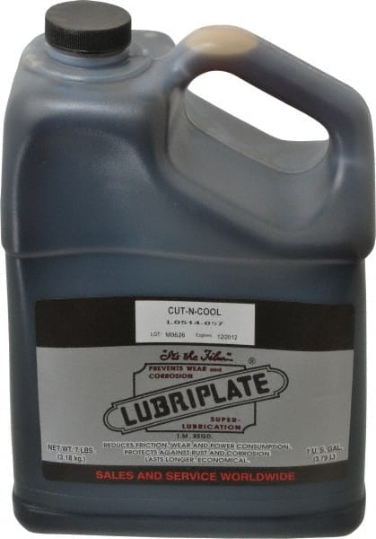 Lubriplate - Cut-N-Cool, 1 Gal Bottle Cutting Fluid - Water Soluble - Exact Tooling