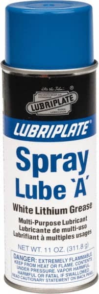 Lubriplate - 12 oz Aerosol Lithium General Purpose Grease - White, 150°F Max Temp, NLGIG 1, - Exact Tooling