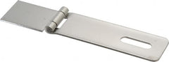 Value Collection - 1-1/2" Long x 6-3/4" Wide, Hasp - Stainless Steel - Exact Tooling