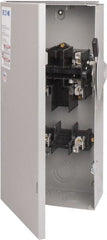 Eaton Cutler-Hammer - 100 Amp, 240 VAC, 2 Pole Fused Safety Switch - NEMA 3R, 3 Phase, 7-1/2 to 15 hp at 240 VAC (Single Phase), 15 to 30 hp at 240 VAC (Triple Phase), DPST Contact Form - Exact Tooling