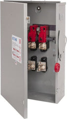 Eaton Cutler-Hammer - 200 Amp, 240 VAC, 2 Pole Fused Safety Switch - NEMA 3R, 3 Phase, 15 to 25 hp at 240 VAC\xA0 (Single Phase), 50 hp at 240 VAC (Triple Phase), DPST Contact Form - Exact Tooling