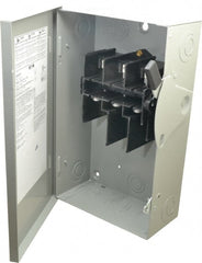 Eaton Cutler-Hammer - 60 Amp, 240 VAC, 3 Pole Nonfused Safety Switch - NEMA 1, 1 Phase, 10 hp at 240 VAC (Single Phase), 15 hp at 240 VAC (Triple Phase), 3PST Contact Form - Exact Tooling