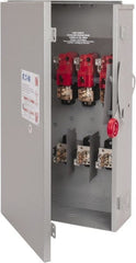 Eaton Cutler-Hammer - 200 Amp, 250 VDC, 480-600 VAC, 3 Pole Fused Safety Switch - NEMA 3R, 3 Phase, 50 hp at 480/600 VAC (Single Phase), 125 hp at 480 VAC, 150 hp at 600 VAC (Triple Phase), 3PST Contact Form - Exact Tooling