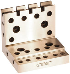Suburban Tool - 6" Long x 6" Wide x 6" High, Compound, Series S1, Fine Pole, Sine Plate & Magnetic Chuck Combo - Angle Plate, Bolts, Handle, Locking Straps, Magnetic Chuck, Rails, Screws, Storage Case, T-Handle Hex Wrench, V-Block, Vise & Washer - Exact Tooling