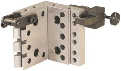 Suburban Tool - 3-1/8" Long x 6" Wide x 6" High, Compound, Series S1, Standard Pole, Sine Plate & Magnetic Chuck Combo - Angle Plate, Bolts, Handle, Locking Straps, Magnetic Chuck, Rails, Screws, Storage Case, T-Handle Hex Wrench, V-Block, Vise & Washer - Exact Tooling