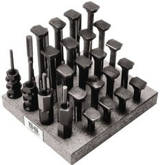 TE-CO - T-Nut & Stud Kits Stud Thread Sizes: 3/4-10 T-Slot Size (Inch): 3/4 - Exact Tooling