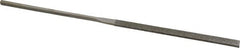 Value Collection - 5-1/2" OAL Medium Equalling Needle Diamond File - 13/64" Wide x 3/64" Thick, 2-3/4 LOC - Exact Tooling