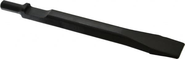 Value Collection - 3/4" Head Width, 7" OAL, 1/8" Shank Diam, Scaling Chisel - Round Shank, Steel - Exact Tooling