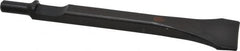 Value Collection - 1-3/8" Head Width, 7" OAL, 1/8" Shank Diam, Scaling Chisel - Round Shank, Steel - Exact Tooling