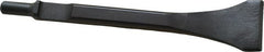 Value Collection - 1-3/8" Head Width, 7" OAL, 5/32" Shank Diam, Angle Chisel - Round Shank, Steel - Exact Tooling