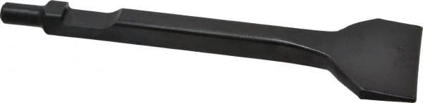 Value Collection - 2" Head Width, 7" OAL, 3/8" Shank Diam, Floor Scraper Chisel - Round Shank, Steel - Exact Tooling