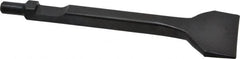 Value Collection - 2" Head Width, 7" OAL, 3/8" Shank Diam, Floor Scraper Chisel - Round Shank, Steel - Exact Tooling