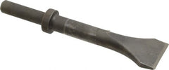Made in USA - 2" Head Width, 9" OAL, Scaling Chisel - Round Drive, Round Shank, Alloy Steel - Exact Tooling