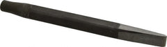 Made in USA - 15/16" Head Width, 12" OAL, Rivet Cutter Chisel - Round Drive, Round Shank, Alloy Steel - Exact Tooling