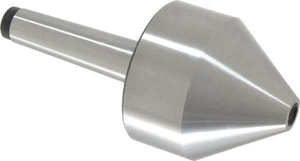 Interstate - MT3 Taper Shank, 3.07" Head Diam Live Center - 3.03" Head Length, 0.71" Point Diam, 1.65" Point Len, 396.83 Lb Max Workpc, 6.77" OAL, Bull Nose Point - Exact Tooling