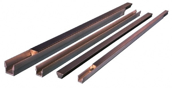 Mitee-Bite - 20" OAL 1-1/2" Width, Aluminum, Wedge Clamp Stock - Channel Shaped - Exact Tooling