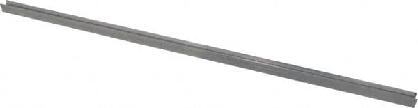 Mitee-Bite - 20" OAL 1/2" Width, Aluminum, Wedge Clamp Stock - Channel Shaped - Exact Tooling