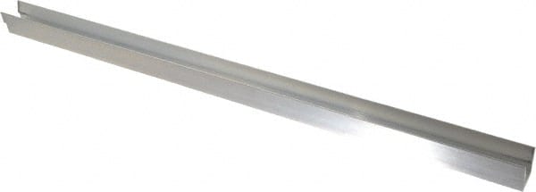 Mitee-Bite - 20" OAL 1" Width, Aluminum, Wedge Clamp Stock - Channel Shaped - Exact Tooling