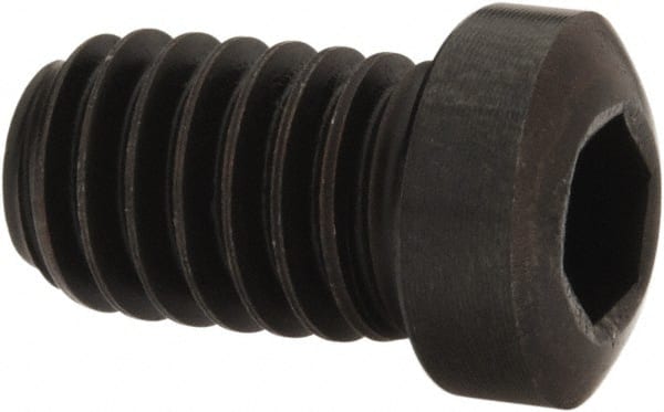 Mitee-Bite - 5/16-18, 1/2" Length, Carbon Steel, Black Oxide Finish, Cam Clamp Screw - Use with Mitee-Bite MB-5C - Exact Tooling