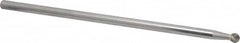 Atrax - 1/4" Cut Diam, 1/4" Shank Diam, Ball Head Single Cut Burr - Carbide, Radius End, 7/32" LOC, 6-7/32" OAL - Exact Tooling