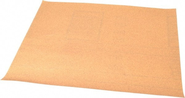 3M - 120 Grit, Garnet Sanding Sheet - 11" Long x 9" Wide, Fine Grade, C Weighted Paper Backing - Exact Tooling