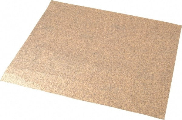 3M - 50 Grit, Aluminum Oxide Sanding Sheet - 11" Long x 9" Wide, Coarse Grade, D Weighted Paper Backing - Exact Tooling