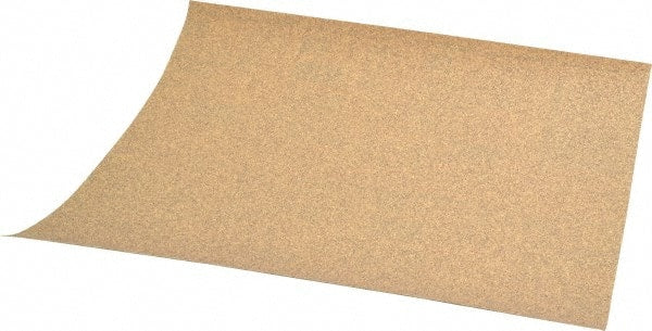 3M - 80 Grit, Aluminum Oxide Sanding Sheet - 11" Long x 9" Wide, Medium Grade, D Weighted Paper Backing - Exact Tooling