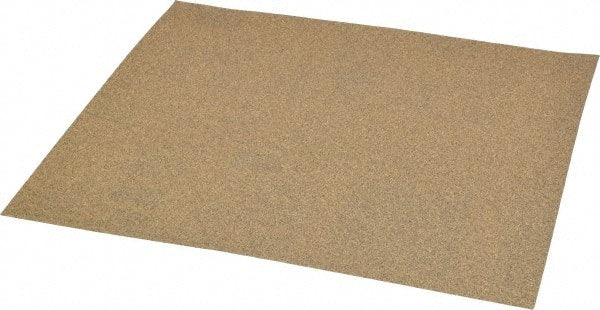 3M - 100 Grit, Aluminum Oxide Sanding Sheet - 11" Long x 9" Wide, Fine Grade, C Weighted Paper Backing - Exact Tooling