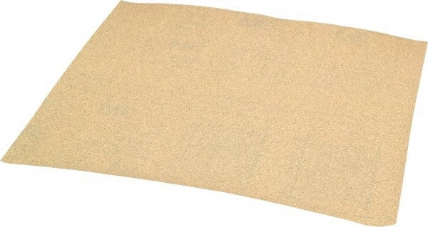 3M - 120 Grit, Aluminum Oxide Sanding Sheet - 11" Long x 9" Wide, Fine Grade, C Weighted Paper Backing - Exact Tooling