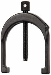 Starrett - 2 Inch Max Capacity of V, 3 Inch Long x 2-1/2 Inch Wide x 2 Inch High, V-Block Clamp - 45, 90° V Angle, Hardened Steel Clamp, Use with Model 568 V-Block - Exact Tooling