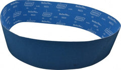 Norton - 6" Wide x 60" OAL, 60 Grit, Zirconia Alumina Abrasive Belt - Zirconia Alumina, Medium, Coated, X Weighted Cloth Backing, Series R823 - Exact Tooling