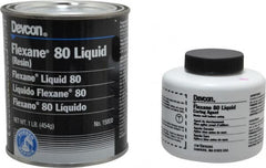 Devcon - 1 Lb Kit Black Urethane Joint Sealant - 120°F (Wet), 180°F (Dry) Max Operating Temp, 15 min Tack Free Dry Time - Exact Tooling
