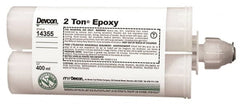 Devcon - 400 mL Cartridge Two Part Epoxy - 8 to 12 min Working Time, 2,250 psi Shear Strength - Exact Tooling
