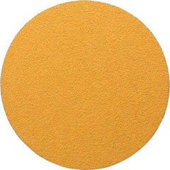 Made in USA - 5" Diam, 40 Grit, Aluminum Oxide Hook & Loop Disc - Coarse Grade, Coated, E Weight Paper Backing, - Exact Tooling