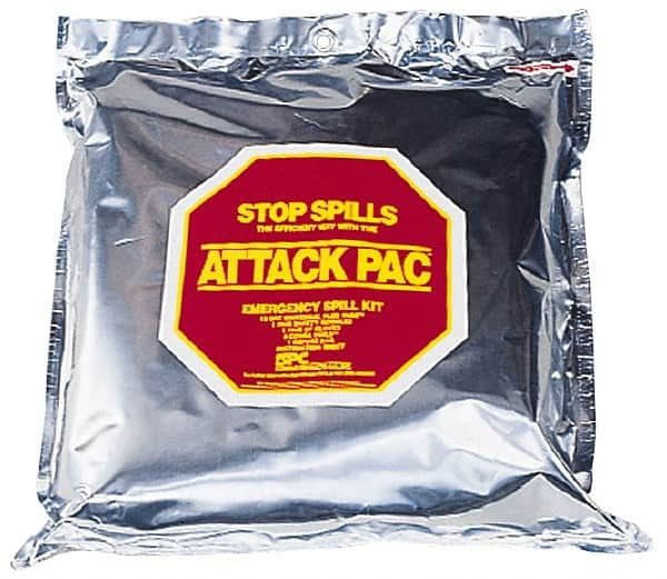 Brady SPC Sorbents - 7 Gal Capacity Hazardous Materials Spill Kit - Foil - Exact Tooling