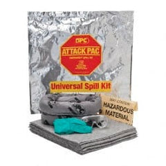 Brady SPC Sorbents - 7 Gal Capacity Universal Spill Kit - Foil - Exact Tooling