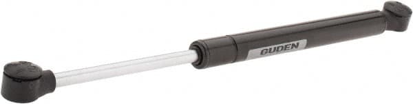 Value Collection - 0.32" Rod Diam, 0.75" Tube Diam, 60 Lb Capacity, Fixed Force Gas Spring - 11.9" Extended Length, 3.5" Stroke Length, Plastic Ball Socket, Black Nitride Piston - Exact Tooling