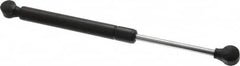 Value Collection - 0.32" Rod Diam, 0.75" Tube Diam, 120 Lb Capacity, Fixed Force Gas Spring - 11.9" Extended Length, 3.5" Stroke Length, Plastic Ball Socket, Black Nitride Piston - Exact Tooling