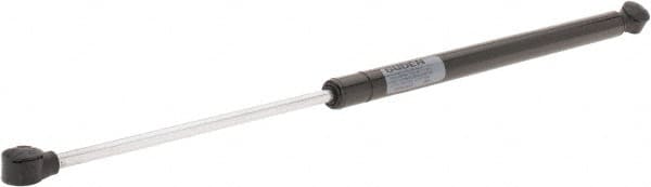 Value Collection - 0.32" Rod Diam, 0.75" Tube Diam, 60 Lb Capacity, Fixed Force Gas Spring - 19.63" Extended Length, 7" Stroke Length, Plastic Ball Socket, Black Nitride Piston - Exact Tooling