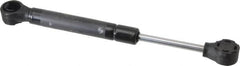 Value Collection - 0.24" Rod Diam, 0.59" Tube Diam, 40 Lb Capacity, Fixed Force Gas Spring - 7.5" Extended Length, 2" Stroke Length, Plastic Ball Socket, Black Nitride Piston - Exact Tooling