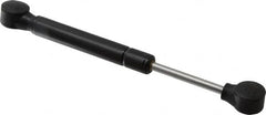 Value Collection - 0.24" Rod Diam, 0.59" Tube Diam, 60 Lb Capacity, Fixed Force Gas Spring - 7.5" Extended Length, 2" Stroke Length, Plastic Ball Socket, Black Nitride Piston - Exact Tooling