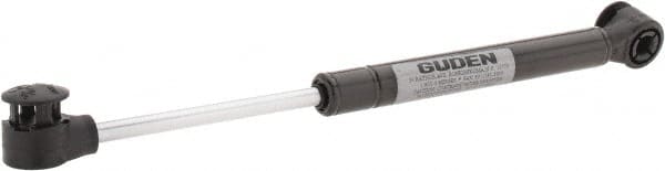 Value Collection - 0.24" Rod Diam, 0.59" Tube Diam, 60 Lb Capacity, Fixed Force Gas Spring - 9.6" Extended Length, 3.15" Stroke Length, Plastic Ball Socket, Black Nitride Piston - Exact Tooling